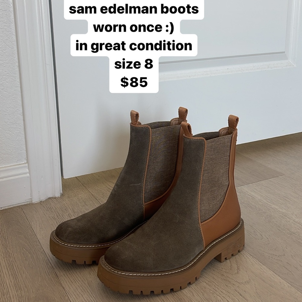 sam edelman boots worn once